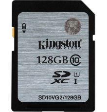 Карта памяти Kingston SDXC 128GB SD10VG2/128GB
