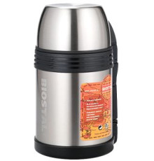 Термос для еды БИОСТАЛЬ NGP-1000P серебристый