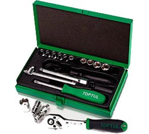 Набор торцевых головок  Toptul GCAD1702 17 предметов