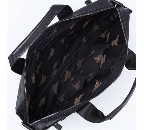 Мужская сумка Poshete 196-4138-55-BLK черный