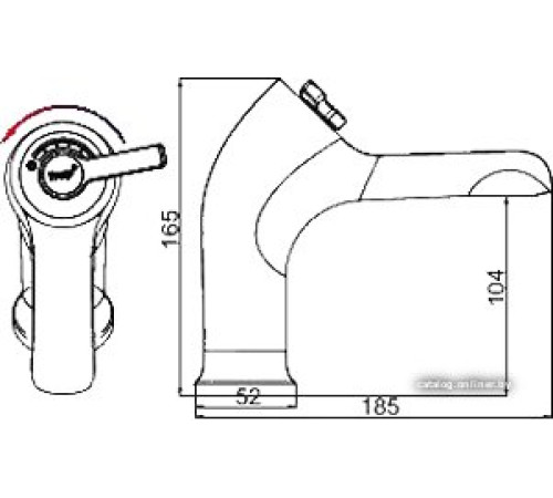 Смеситель FRAP H87 F1087