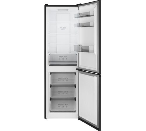 Холодильник Weissgauff WRK 185 Total NoFrost Inverter Black Inox