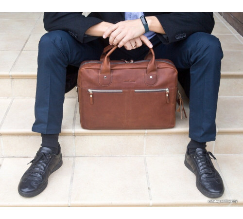 Мужская сумка Carlo Gattini Fratello 1014-02 коричневый