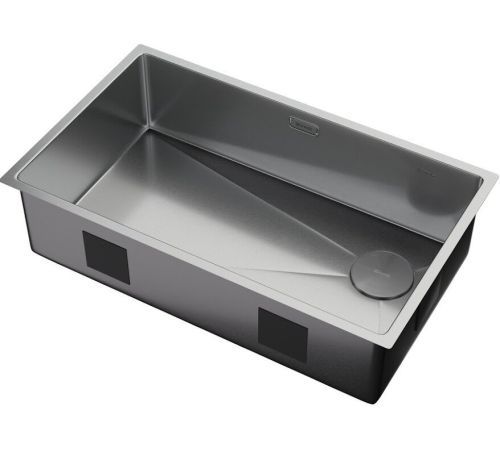 Кухонная мойка ZorG Zerox 74 U / IF Side SF Steel