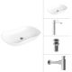 Умывальник Lauter 21570 + Moon 21СK81691C + сифон 21635CH + дон.клапан 21190CH хром
