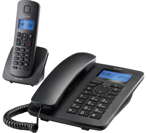 Радиотелефон Alcatel M350 Combo черный