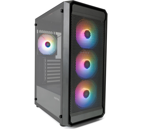 Корпус XASTRA A403 4FRGB черный