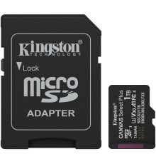 Карта памяти Kingston Canvas Select Plus microSDXC 1TB SDCS3/1TB с адаптером