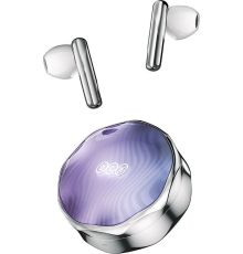 Наушники QCY FairyBuds T21 серебристый/белый