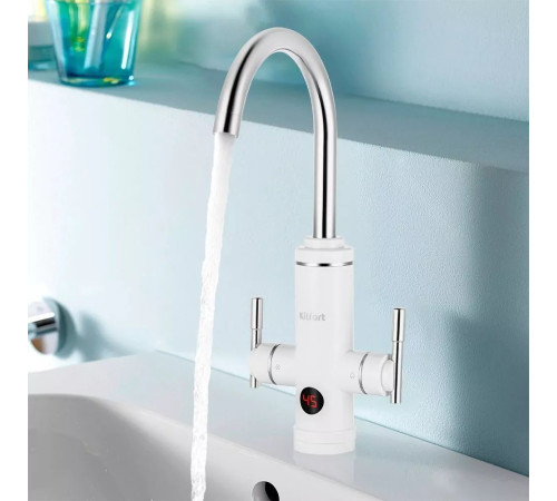 Проточный электрический водонагреватель-кран Kitfort KT-4031