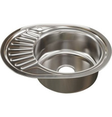 Кухонная мойка Mixline 533710 правая, полированная, 0.8 мм