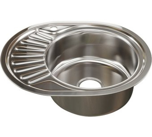 Кухонная мойка Mixline 533710 правая, полированная, 0.8 мм