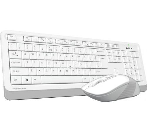 Офисный набор A4Tech Fstyler FG1010S белый/серый