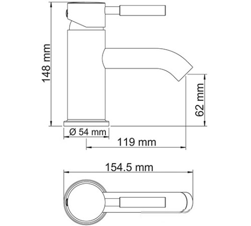 Смеситель Wasserkraft Main 4105