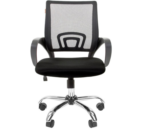 Кресло CHAIRMAN 696 Chrome черный