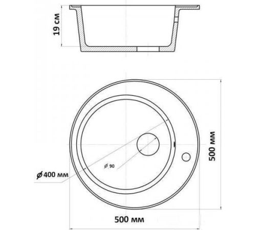 Кухонная мойка Wisent WR510-29 серый