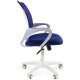 Кресло CHAIRMAN 696 white синий