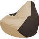 Кресло-мешок Flagman Груша Медиум XL Г1.1-146 светло-бежевый/коричневый