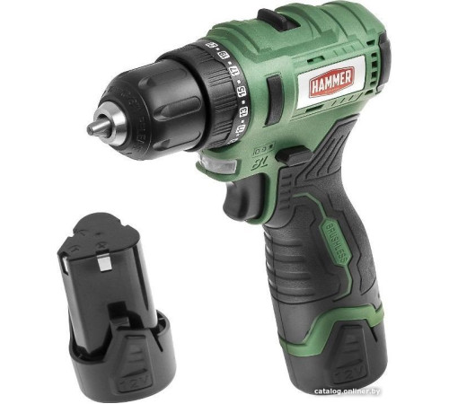Дрель-шуруповерт Hammer ACD12BLC с 2-мя АКБ, кейс