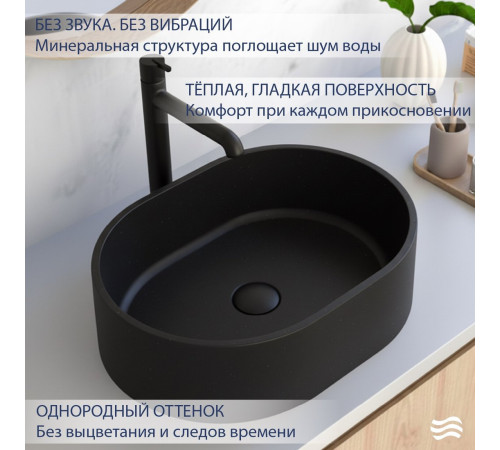 Умывальник Lauter Oliva 21O486DB Deep Black