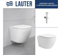 Унитаз подвесной Lauter Vortex 2110830VP + Breez 21GN7071CH