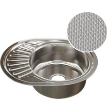 Кухонная мойка Mixline 532303 правая, с текстурой, 0.8 мм