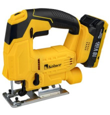 Электролобзик Kolner KJS 18-100-1K с 1-им АКБ, кейс