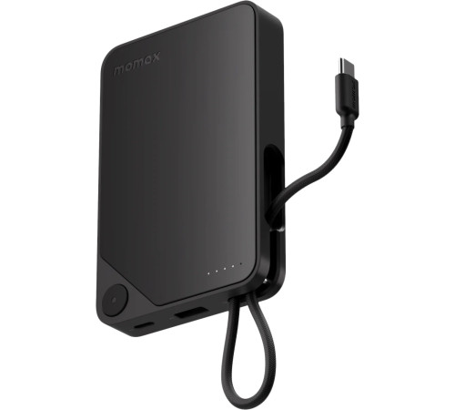 Внешний аккумулятор Momax 1-Power X Built-in USB-C IP152 10000mAh черный