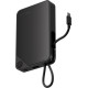 Внешний аккумулятор Momax 1-Power X Built-in USB-C IP152 10000mAh черный