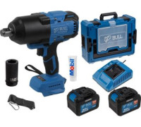 Гайковерт Bull SC 1810 1329727 с 2-мя АКБ, кейс