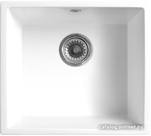 Кухонная мойка Belux Амьен АМ 4540 белый кварц 01