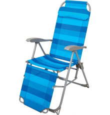 Шезлонг Nika К3 синий, сетка