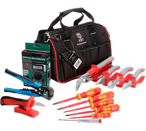 Электромонтажный набор КВТ НИЭ-02 66353 14 предметов
