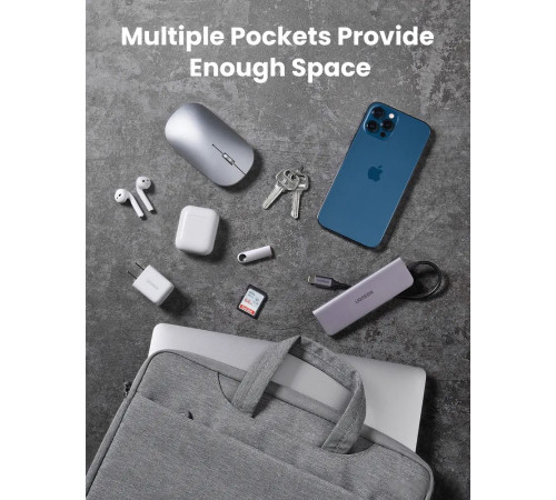 Сумка Ugreen 20448 13''-13.9'' серый