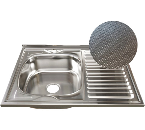 Кухонная мойка Mixline L 555234 с сифоном