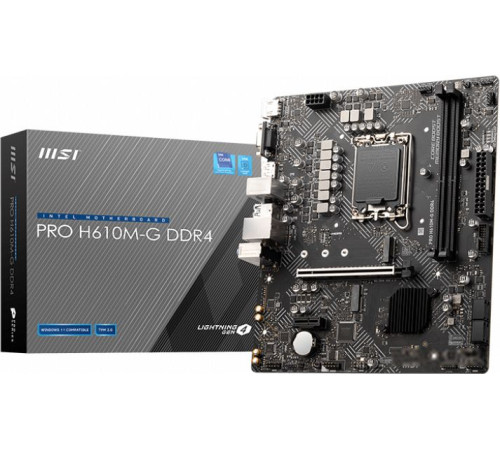 Материнская плата MSI PRO H610M-G DDR4
