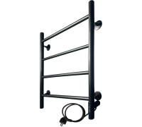 Полотенцесушитель Ростела Виктория 50x60/4 с диммером, черный правый