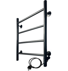 Полотенцесушитель Ростела Виктория 50x60/4 с диммером, черный правый