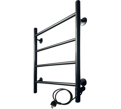 Полотенцесушитель Ростела Виктория 50x60/4 с диммером, черный правый