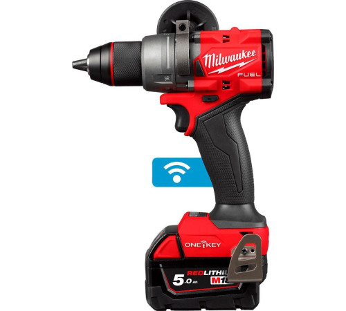 Дрель-шуруповерт Milwaukee M18 FUEL M18ONEDD3-502X 4933492802 с 2-мя АКБ 5 Ач, кейс