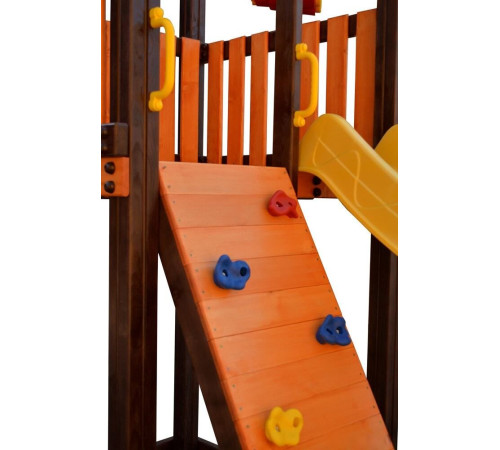 Игровой комплекс Perfetto Sport Pitigliano-4 + качели Паутина