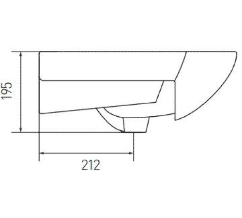 Умывальник Акватон Смайл 80 81x45 [1WH207783]