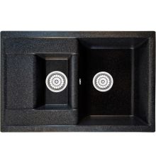 Кухонная мойка Berge BR-7612 черный матовый