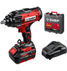 Гайковерт Зубр Мастер ГУЛ-410-41 с 1-м АКБ, кейс