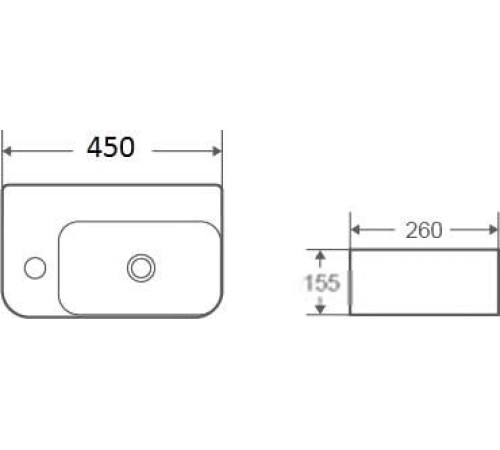 Умывальник WeltWasser Aisbach 5117-L