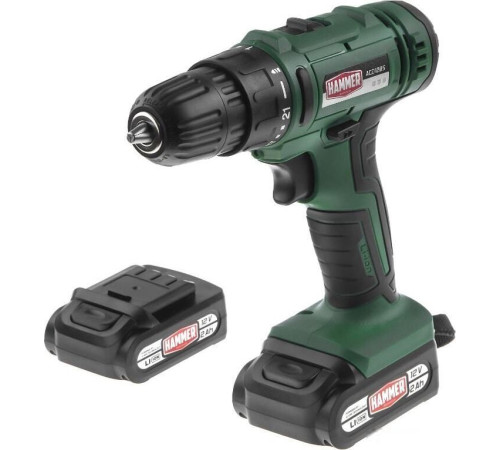 Дрель-шуруповерт Hammer ACD12BS с 2-мя АКБ