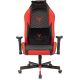 Игровое геймерское кресло Knight Neon черный/красный экокожа