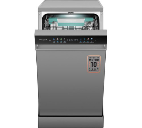 Отдельностоящая посудомоечная машина Weissgauff DW 4539 Inverter Touch AutoOpen Inox