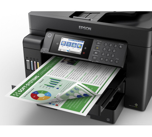МФУ Epson L15150 ресурс стартовых контейнеров 6500/5200, контейнер 112