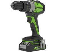 Ударная дрель-шуруповерт Greenworks GD24DD60K2 3704107UA с 1-им АКБ